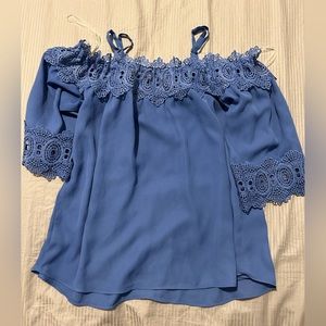 Iz Byer blue top size XS